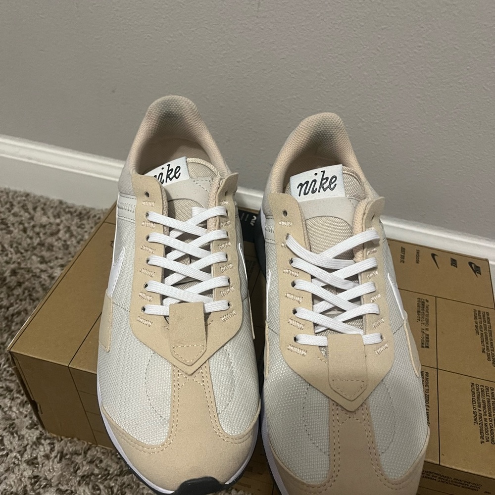 Nike Cream and White Sneakers (Air Max Pre-Day)